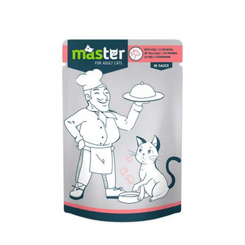 MASTER DANA ETLI POUCH KEDI MAMASI 80 GR.  X 6 ADET