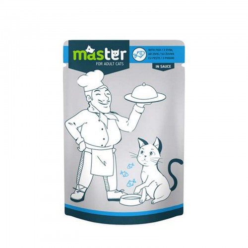 MASTER BALIKLI POUCH KEDI MAMASI 80 GR. X 6 ADET