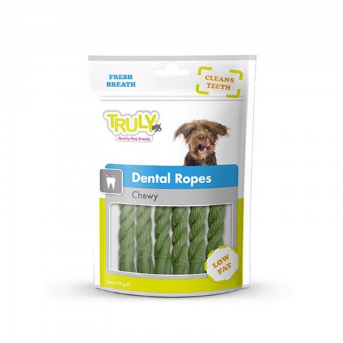 TRULY YUMUŞAK KÖPEK ÖDÜLÜ DENTAL ROPES 95 GR X 3 ADET