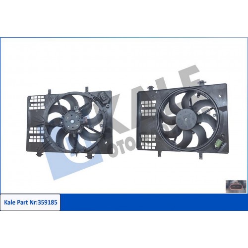 FAN MOTORU DAVLUMBAZLI FORD TRANSIT COURIER B460 KONTROL ÜNİTELİ 12V 250W 2900RPM