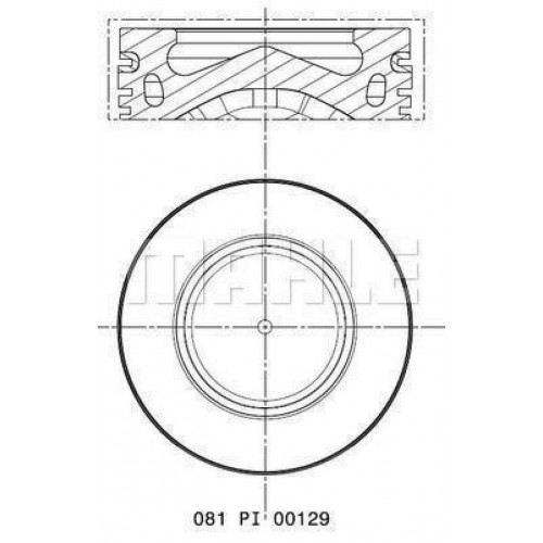 PISTON SEGMAN 84.50mm BMW N47 D16 F20 MINI R55 R56 R57 R60 R61