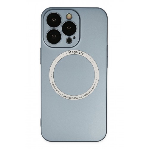 Newface iPhone 14 Pro Kılıf Jack Magneticsafe Lens Silikon - Sierra Blue