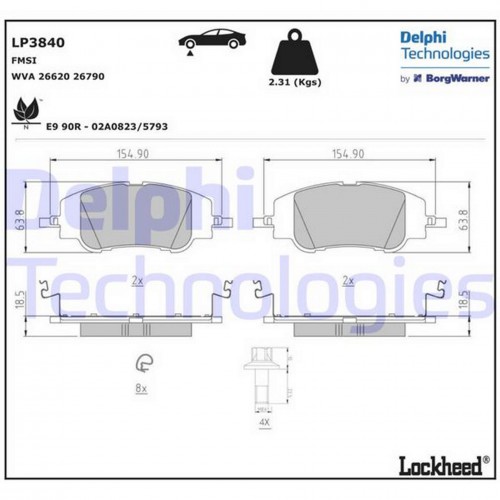 FREN BALATASI CITROEN C4-C4 X-PEUGEOT 2008-208 06/2019