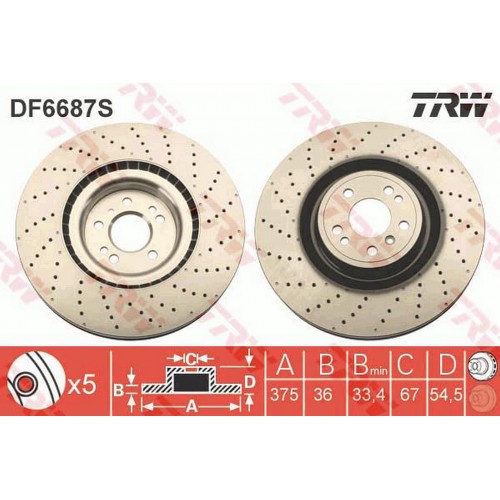 FREN DISKI ON 4-matic MERCEDES X166 W166 C292