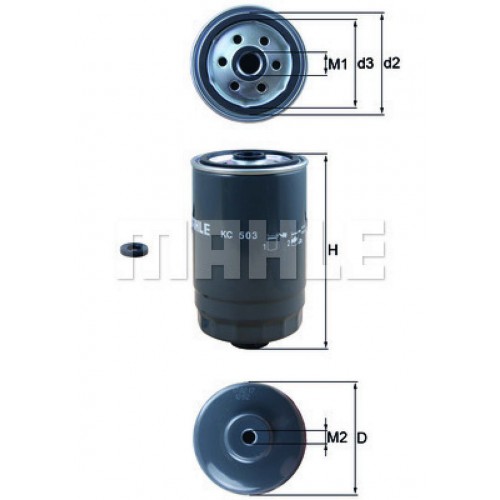 YAKIT FİLTRESİ Spin-on fuel filter