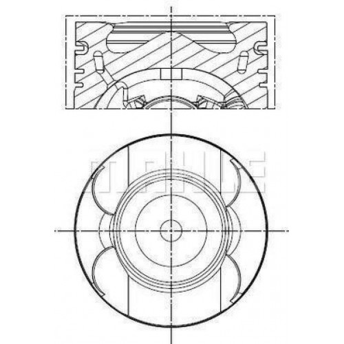 PISTON SEGMAN STD 83.00mm MERCEDES OM651 W204 C218 W212 W166 W221 W639 B906 SARI BURCLU