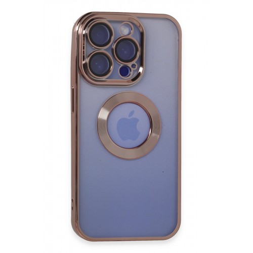 Newface iPhone 15 Pro Kılıf Slot Silikon - Rose Gold