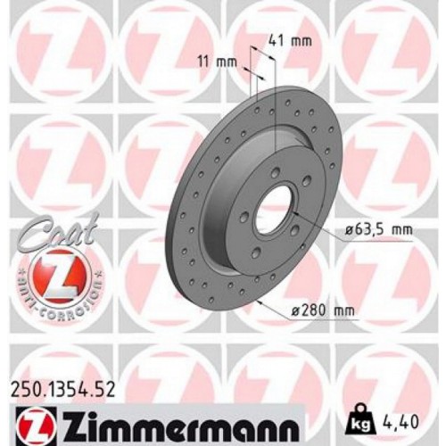 ARKA FREN DISKI AYNA FOCUS II04 11 C-MAX 07 09 VOLVO V50 04 12 C30 06 12 C70 II 05 13 S40 II 04 12 17 JANT - 16 JANT DÜZ 280mm 5 BİJON