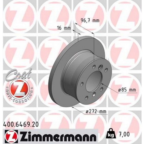 FREN DISKI ARKA TEK TEKER MERCEDES SPRINTER B901 B904 . VW LT 28-35-46