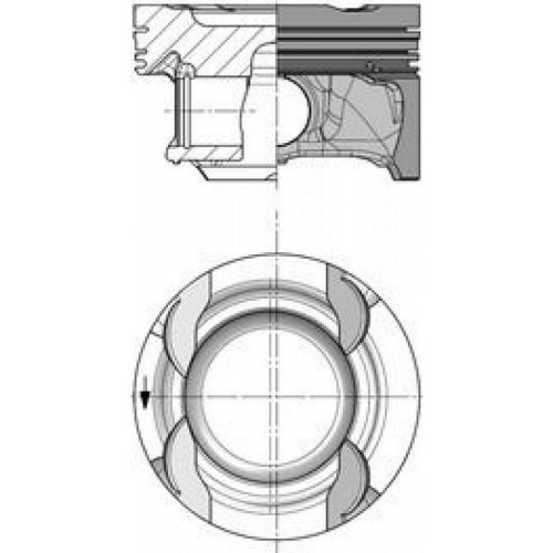 PISTON SEGMAN STD 83.00mm MERCEDES M270.910 W176 W246 C117 X156