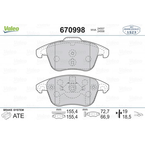 ÖN BALATA C4 PICASSO 06 11 P5008 1.6 16V-2.0 16V-2.0 HDI 08 12 P3008 12 DS4 11 DS5 12