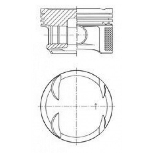 PISTON SEGMAN STD 82.00mm MERCEDES M271 Kompressor W204 S204 CL203