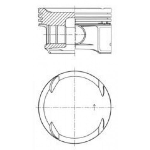 PISTON SEGMAN STD 82.00mm MERCEDES M271 Kompressor W203 W204 W211 W212 R171