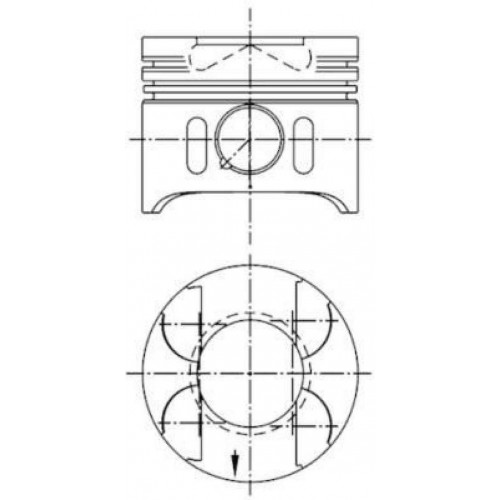 PISTON SEGMAN STD 88.00mm MERCEDES OM611 OM612 OM613 W203 W210 W163 W220 W638 B901 B905 Euro 3