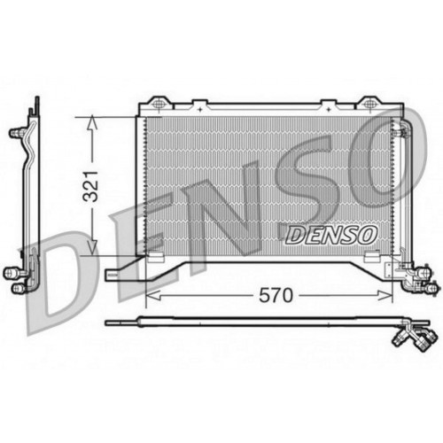 KLIMA RADYATORU MERCEDES E-CLASS W210 97 02