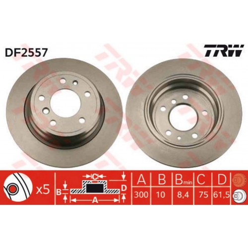 FREN DISKI ARKA BMW E34 90 95