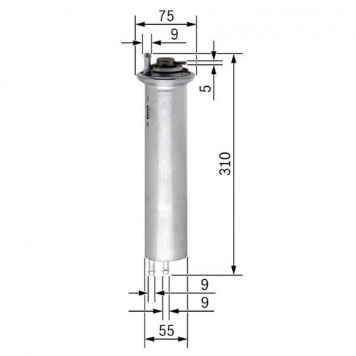 YAKIT FILTRESI BMW M54 M60 M62 E38 E39 E53