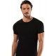 Erdem Siyah Slim Fit T-Shirt 1122 Renk Siyah Beden M