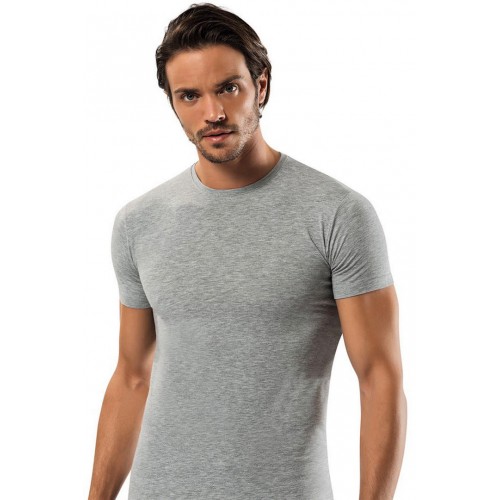 Erdem Gri Slim Fit T-Shirt 1122 Renk Gri Beden M