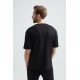 Erdem Weweus Siyah Oversize Erkek T-Shirt 1023 Renk Siyah Beden M