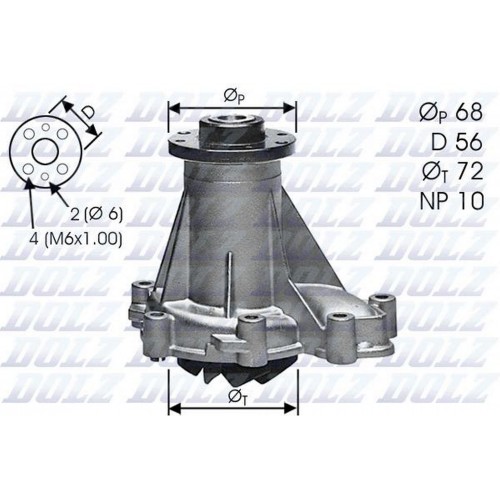 DEVIRDAIM POMPASI MERCEDES OM601 OM606 W124 S124 W202 S202 W210 S210 W140 W463