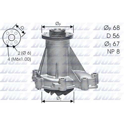 DEVIRDAIM POMPASI MERCEDES OM601 OM602 OM603 OM605 W201 W202 W124 W210 W463 W140 W638 B901 B904