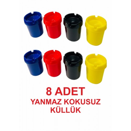 KOKUSUZ RENKLİ KÜLLÜK 8 Lİ