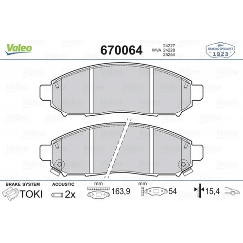 ÖN BALATA NISSAN NAVARA 2.5DCI 3.5 05 10 PATHFINDER 2.5DCI 4.0 05 10 41060EB325