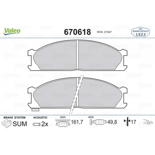 DİSK FREN BALATASI ÖN NAVARA 1990 NP300 2008 PATHFINDER 1986-2004-PICK UP 1985 TERRANO I 1986-199