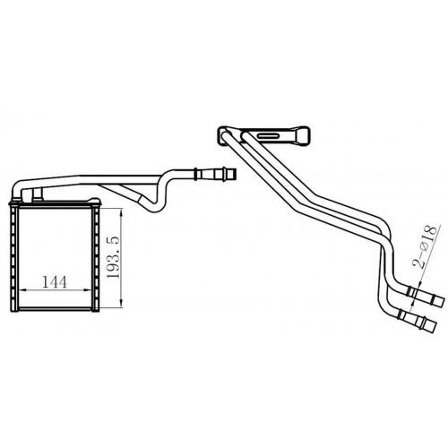 KALORIFER RADYATORU COURIER 14 1.5-1.6 TDCI