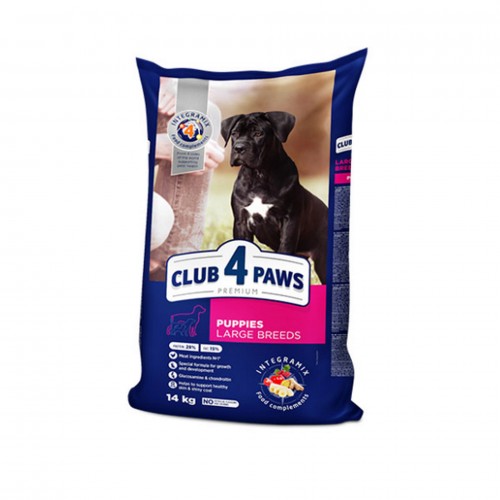 Club4Paws Premium Tavuklu Büyük Irk Yavru Köpek Maması 14 Kg