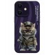 Newface iPhone 11 Kılıf Crew Desenli Kapak - Kedi - 2