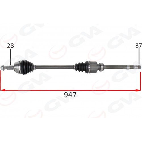 KOMPLE AKS SAĞ ON PSA 3008 1.5 -1.6 BlueHDI M-T 16- 5008 II 1.5 HDI-1.6 HDI M-T 14- C4 PIC. 1.6 HDI M-T 13- C5 AIRCROSS 1.5 HDI M-T 19-