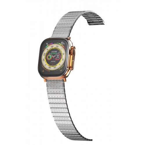 Newface Apple Watch 38mm Made Metal Kordon - Gümüş