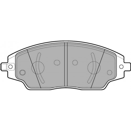 ÖN BALATA CHEVROLET AVEO SEDAN 1.2-1.4-1.6-1.3D 11 AVEO HB 1.2-1.2 LPG-1.4-1.6-1.3 11 14 JANT