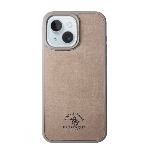 Santa Barbara Polo Racquet Club iPhone 15 Myron Kapak - Natural Grey