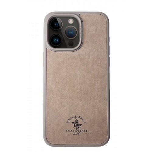 Santa Barbara Polo Racquet Club iPhone 15 Pro Myron Kapak - Natural Grey