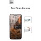 URR iPhone 15 Pro Max 3D Privacy Resin Edge Cam Ekran Koruyucu - Siyah