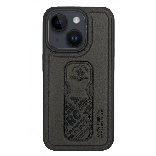 Santa Barbara Polo Racquet Club iPhone 15 Blaise Stand Kapak - Gri