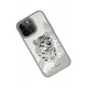 Santa Barbara Polo Racquet Club iPhone 15 Pro Savanna Kapak - Snow Leopard Beyaz