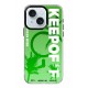 Keep Off iPhone 15 Summer Travel Magsafe Kapak - Green Mood