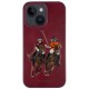 Santa Barbara Polo Racquet Club iPhone 14 Jockey Deri Kapak - Kırmızı