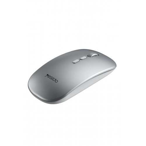 Yesido KB15 2.4G Ergonomik Kablosuz Mouse - Gümüş