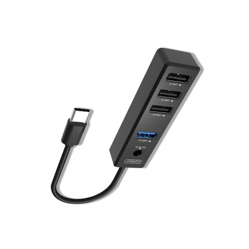 Earldom HUB08 Tak Çalıştır 3 Adet Usb 2.0 ve 1 Adet Usb 3.0 Çıkışlı Usb Çoklayıcı - Siyah