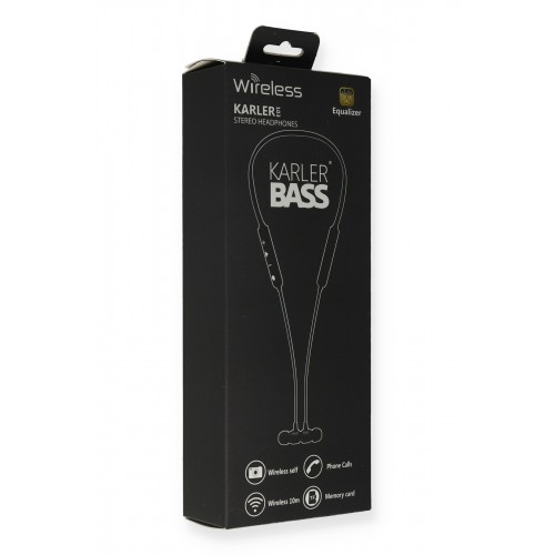 Karler Bass KR103 Kablosuz Kulaklık - Siyah