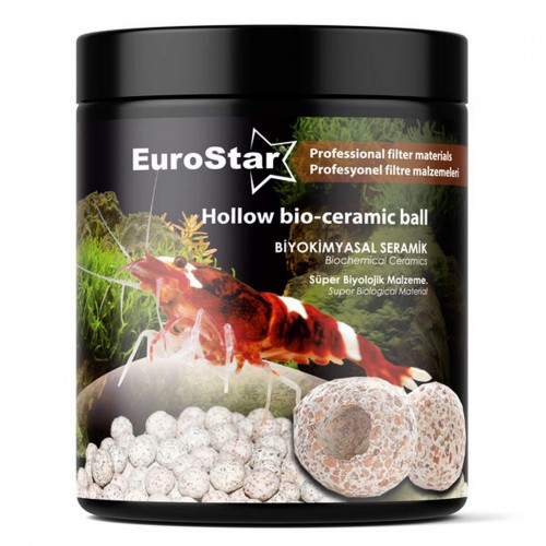 EuroStar Hollow Bio Balls Biolojik Filtre Malzemesi 1Lt 815gr