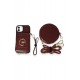 Joko iPhone 12 Kılıf Ermes Kapak - Bordo