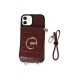 Joko iPhone 12 Kılıf Ermes Kapak - Bordo