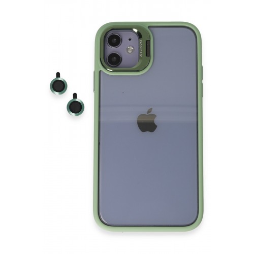 Joko iPhone 11 Kılıf Roblox Lens Standlı Kapak - Yeşil