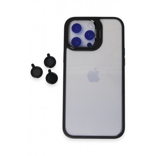 Joko iPhone 13 Pro Max Kılıf Roblox Lens Standlı Kapak - Siyah